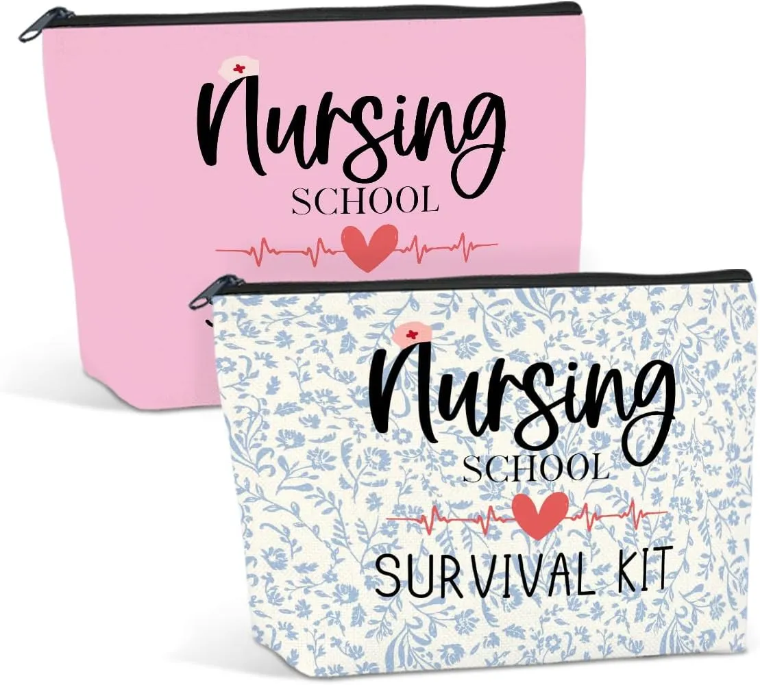 JIUWEIHU 2PCS Nursing Appreciation Gifts for RN Nurses Practitioner, Nurse Week Gifts Nursing School Survival Kit