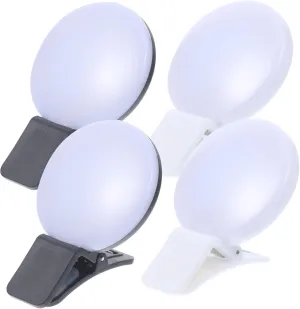 jojofuny Portable Nurse Light 4pcs Lights Nursing Badge Small Portable Lamp Clip on Purse