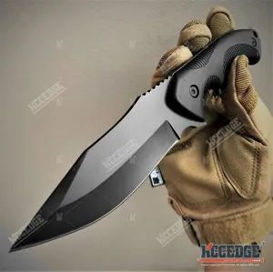 KCCEDGE BEST CUTLERY SOURCE Tactical Knife Hunting Knife Survival Knife 9" Full Tang Fixed Blade Knives Camping Accessories Camping Gear Survival Kit Survival Gear and Equipment Tactical Gear 80213