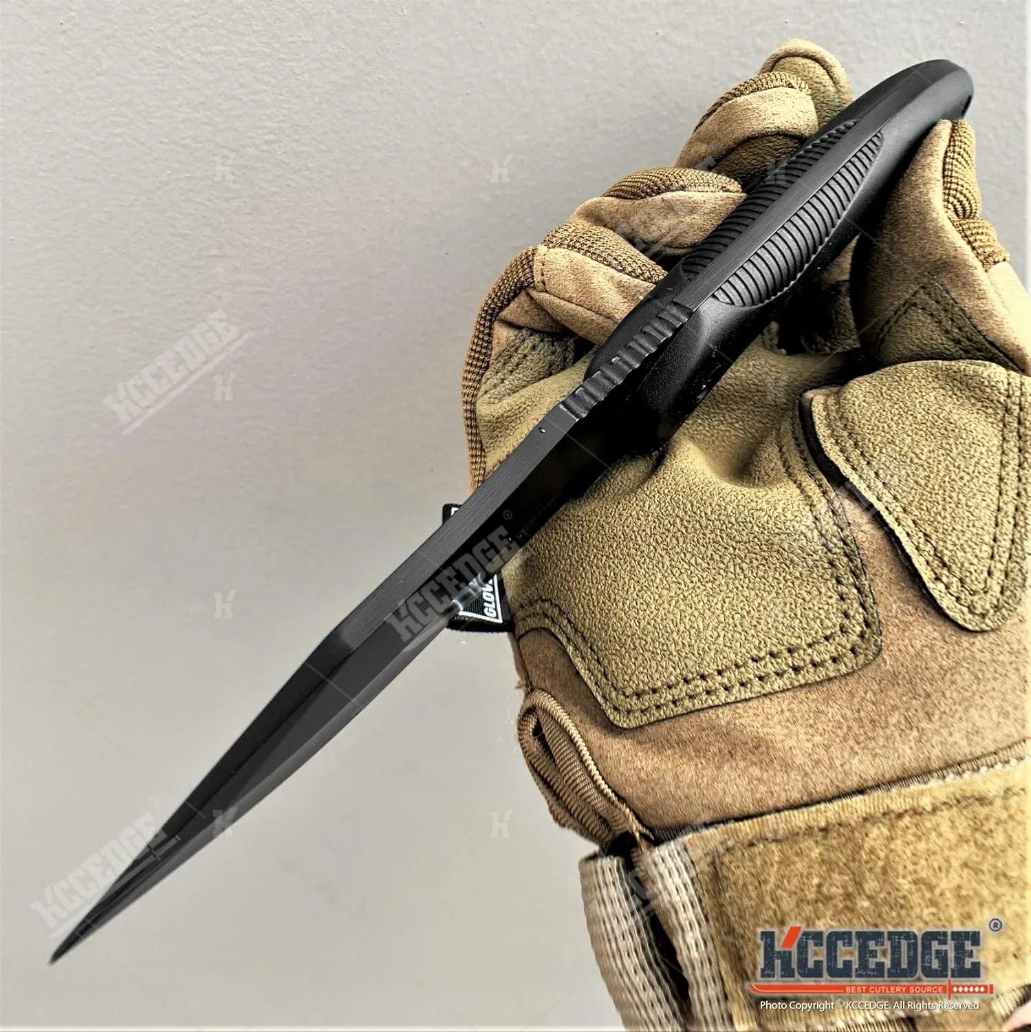 KCCEDGE BEST CUTLERY SOURCE Tactical Knife Hunting Knife Survival Knife 9" Full Tang Fixed Blade Knives Camping Accessories Camping Gear Survival Kit Survival Gear and Equipment Tactical Gear 80213