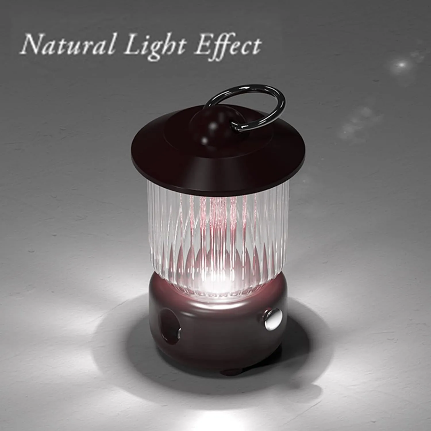 Kerosene Lamp Style Humidifier - Multi-function Ambience Desktop USB Wireless Camping Light Mini Humidifier