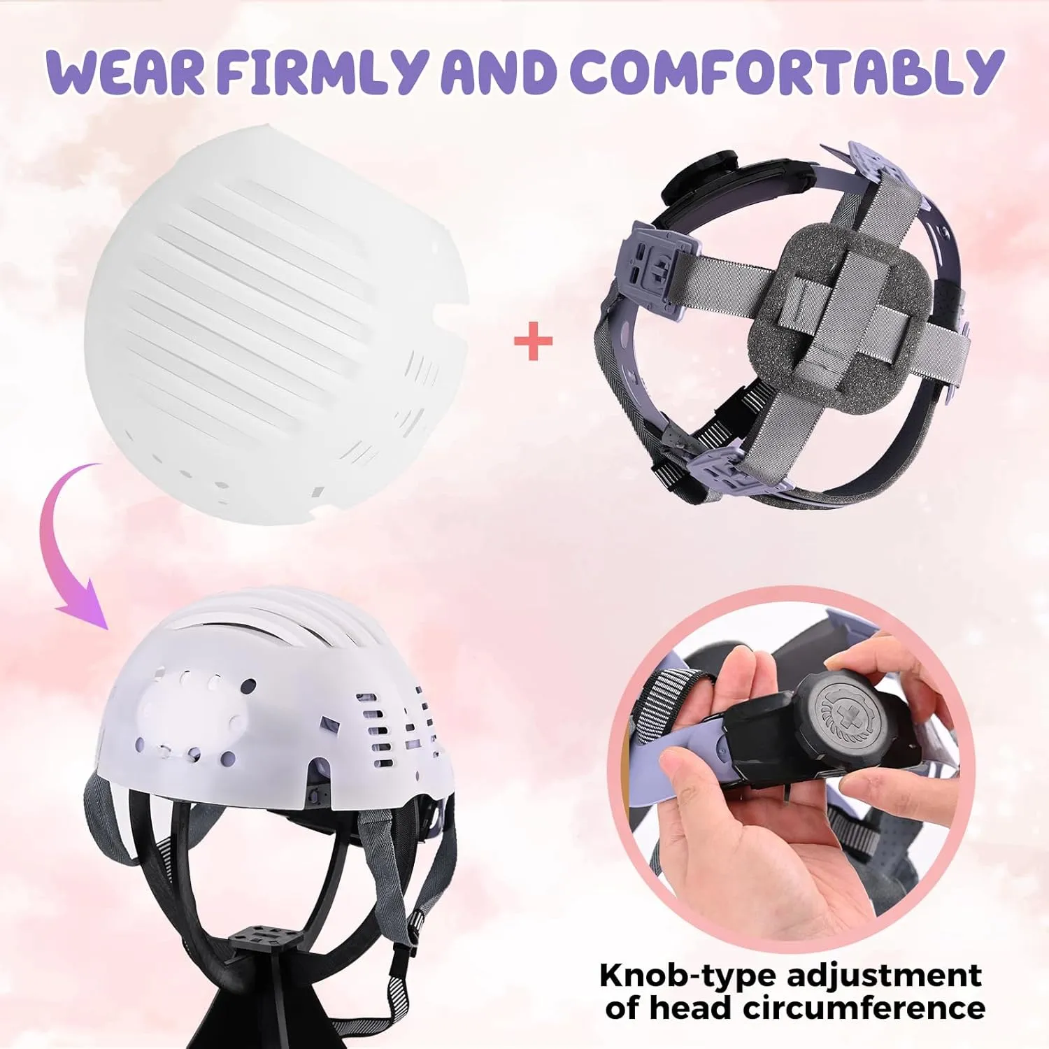 Kig Head Fursuit Head Material Package Kit, Fursuit Mask Material Bag Set Kigurumi Mask Anime Supplies