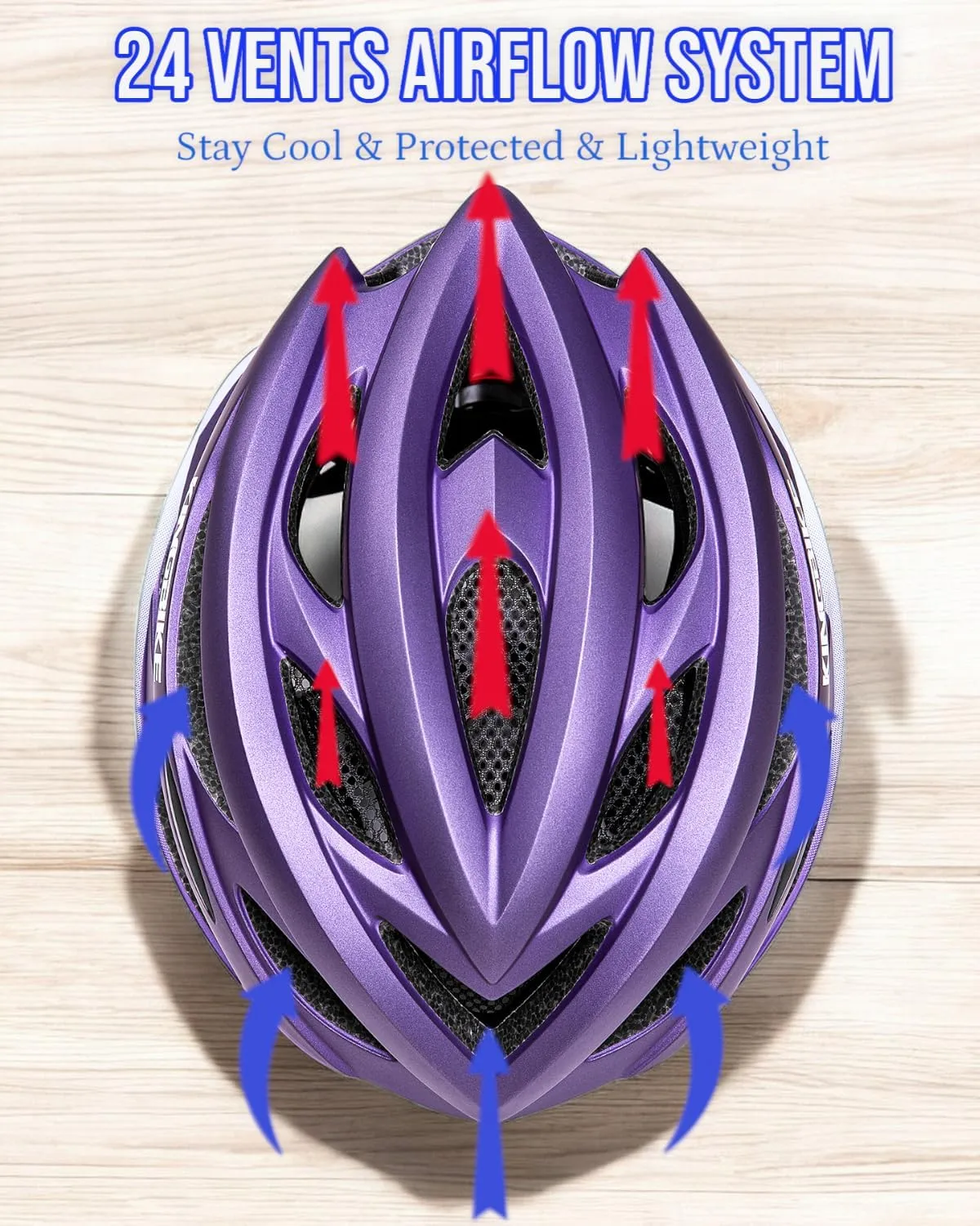 KINGBIKE Bike Helmet for Adult Men Women Youth Road Commute Mountain Cycling Helmets with USB Rechargeable Tail Light Replaceable Inner Pads and Visors Lightweight 2 Sizes 54-61cm/21.26-24.01in