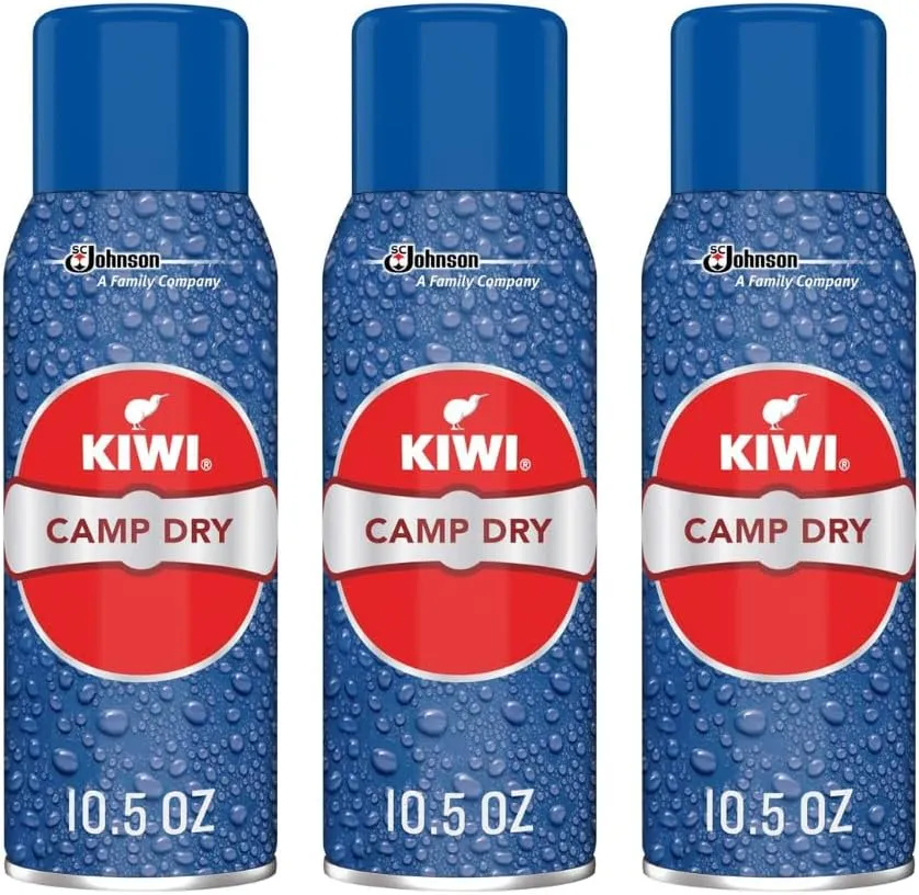 KIWI Camp Dry Water Repellent Performance Fabric Protector, 10.5 oz 3 Pack