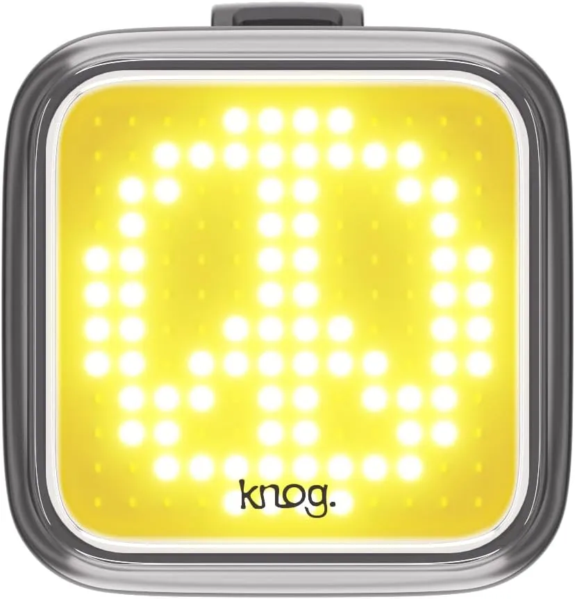 Knog Blinder Front Square Front Light Adult Unisex, Black, One Size