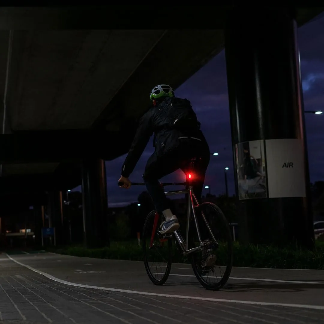 Knog Frog Bike Tail Light - 20 Lumen Rear Bike Light with Flexible Mount, 9 Modes, IP65 Water-Resistant, USB-C Rechargeable, Curved Lens, 20g Lightweight Bike Rear Light