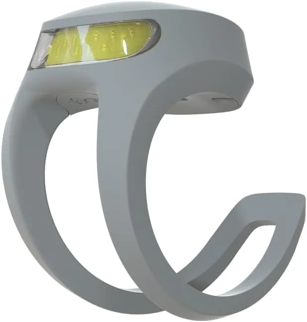 Knog Frog Front Bike Light - Iconic Bicycle Light Reborn with Bright 40 Lumen LED Output, 9 Light Modes, Flexible Mount, USB-C Rechargeable, 20g Lightweight Bike Headlight