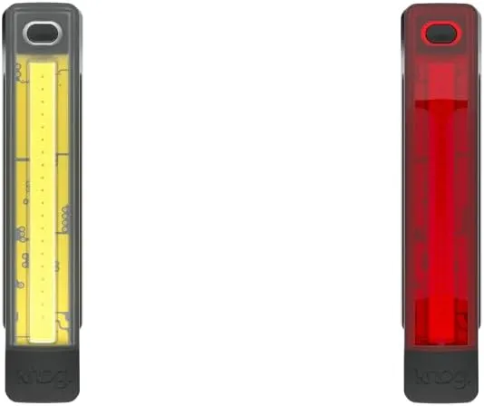 Knog Plus Free Twinpack Black 250 Lumen Waterproof Rear Running Light