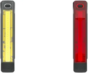 Knog Plus Free Twinpack Black 250 Lumen Waterproof Rear Running Light