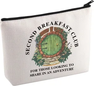 KUIYAI Movie Merchandise Cosmetic Bag Second Breakfast Club Toiletry Bag Gift Book Literature For Fandom (SecondBreakfastClub Mup)