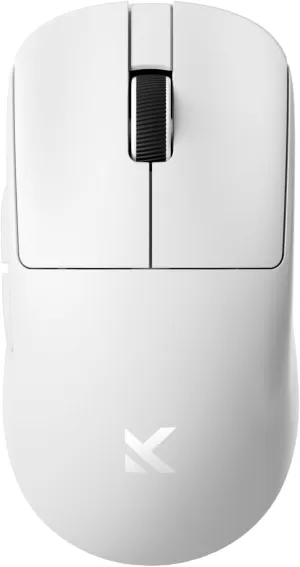 L7 Pro Wireless Gaming Mouse, PAW3395 26K Sensor, Wireless/Wired Dual 8K Polling, 39g Ultra-Light Weight, 2.4GHz RF/BT/Wired Tri-Mode Connection (Pro-PAW3395 26K Sensor, White)