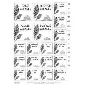 Label Lane Label Set - Tribal Feather
