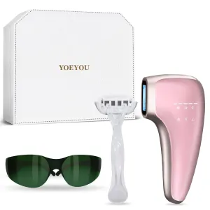 Laser Hair Removal, 25J Large Energy IPL Hair Removal Device, 39°F Truly Pain-free Sapphire Ice-Cooling, 999999  Flashes At-Home Hair Removal for Women & Men, 5 Modes for Whole Body,FDA Cleared