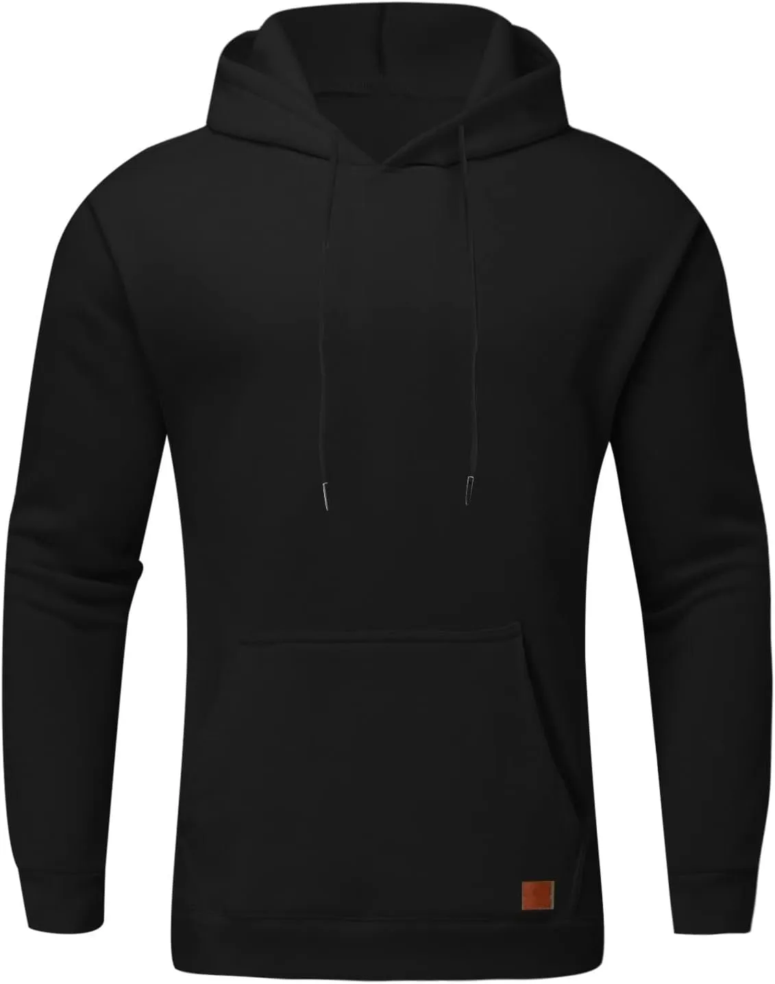 LCMTWX Men Hoodies Casual Hoodies for Men Solid Hooded Sweater Top Pullover Hooded Sweatshirt for Men Pullover Hooded