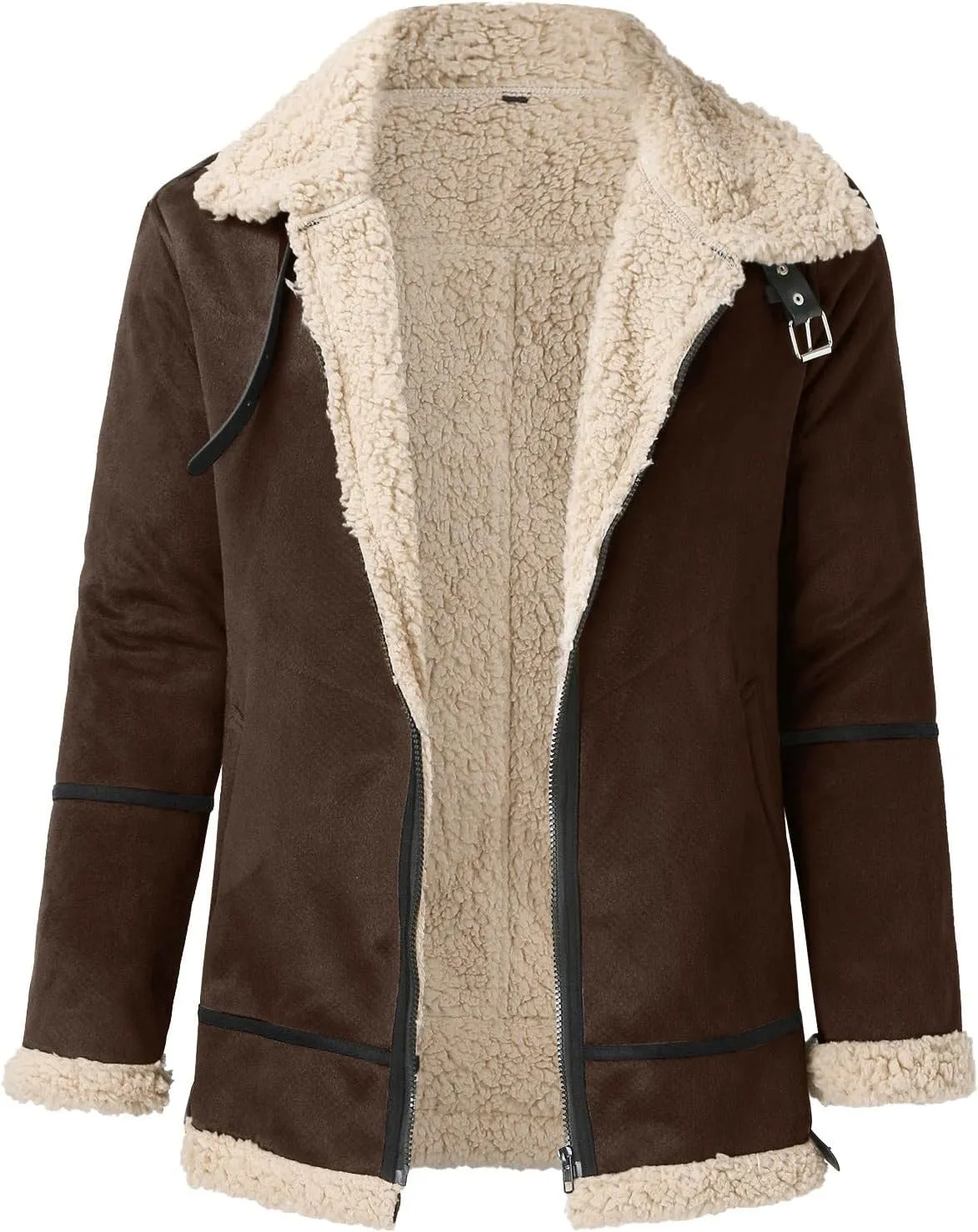 LCMTWX Mens Winter Coats Winter Jacket Coat Leisure Plus Size Hat Zip Pocket Cotton-Padded Warm Soft Hooded Jacket Mens