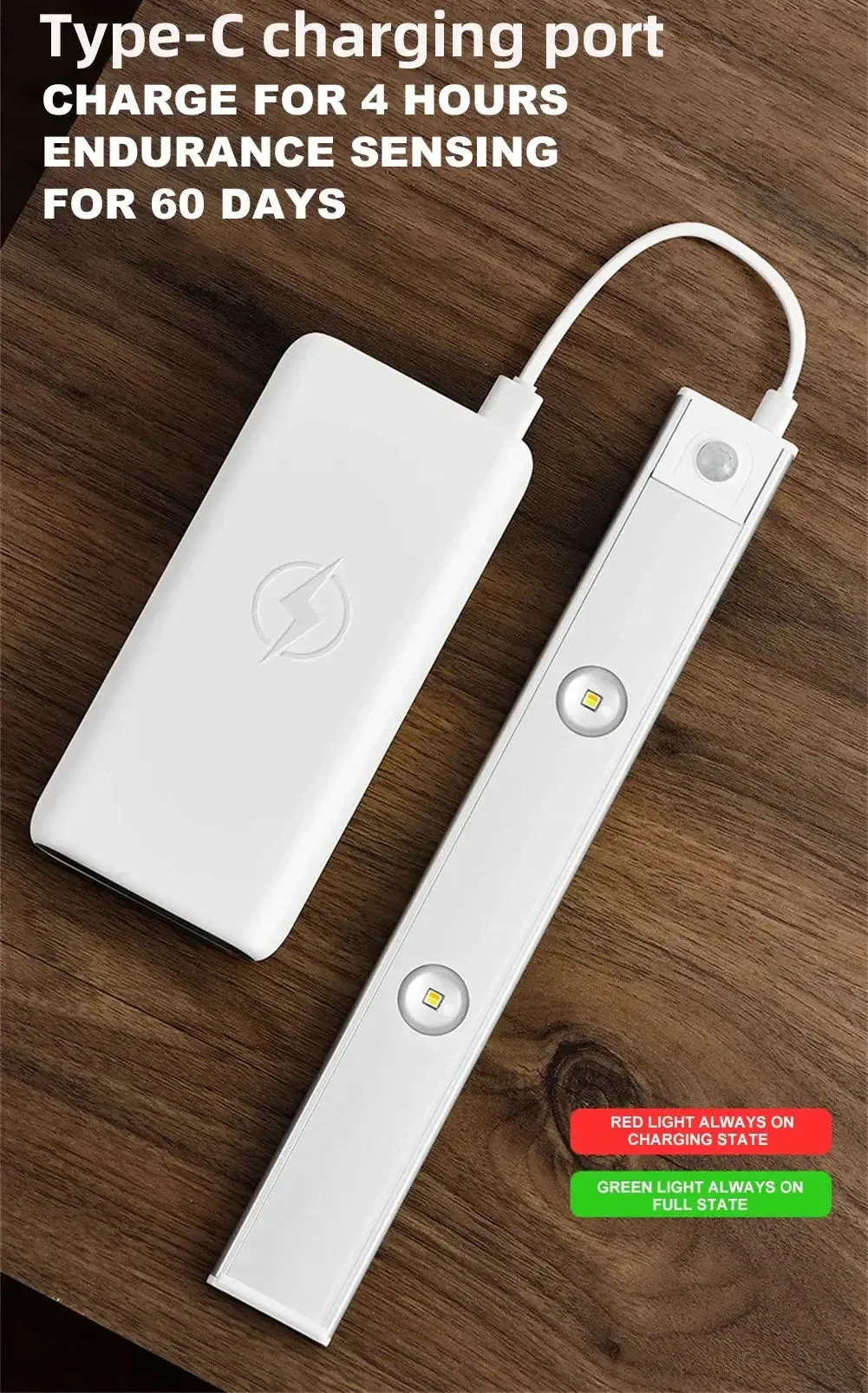 LED Counter Night Light - USB Rechargeable