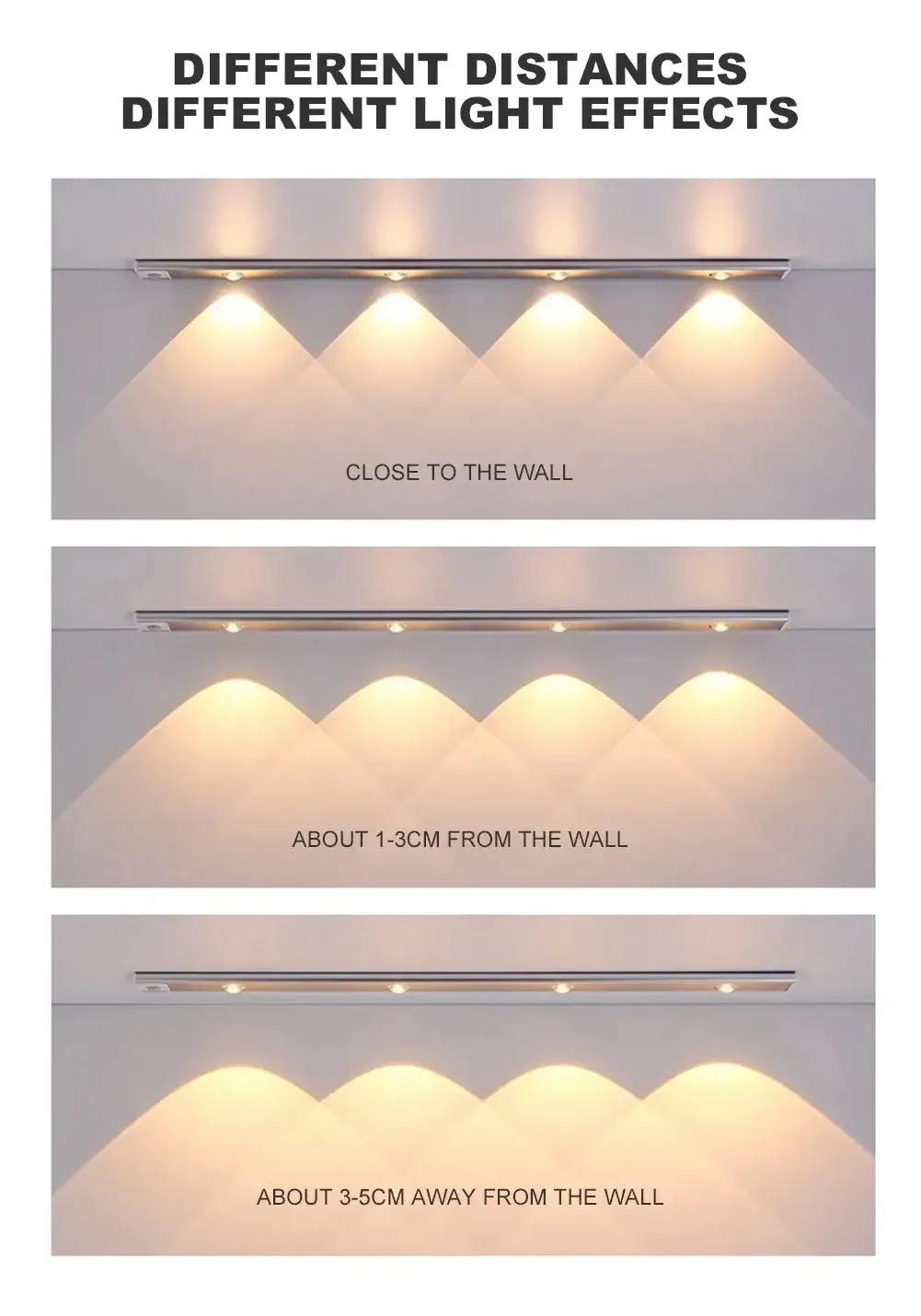 LED Counter Night Light - USB Rechargeable
