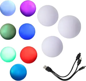 Led Juggling Balls，Upgraded Juggling Balls Glow in The Dark，for Beginners and Professionals (Set of 3)