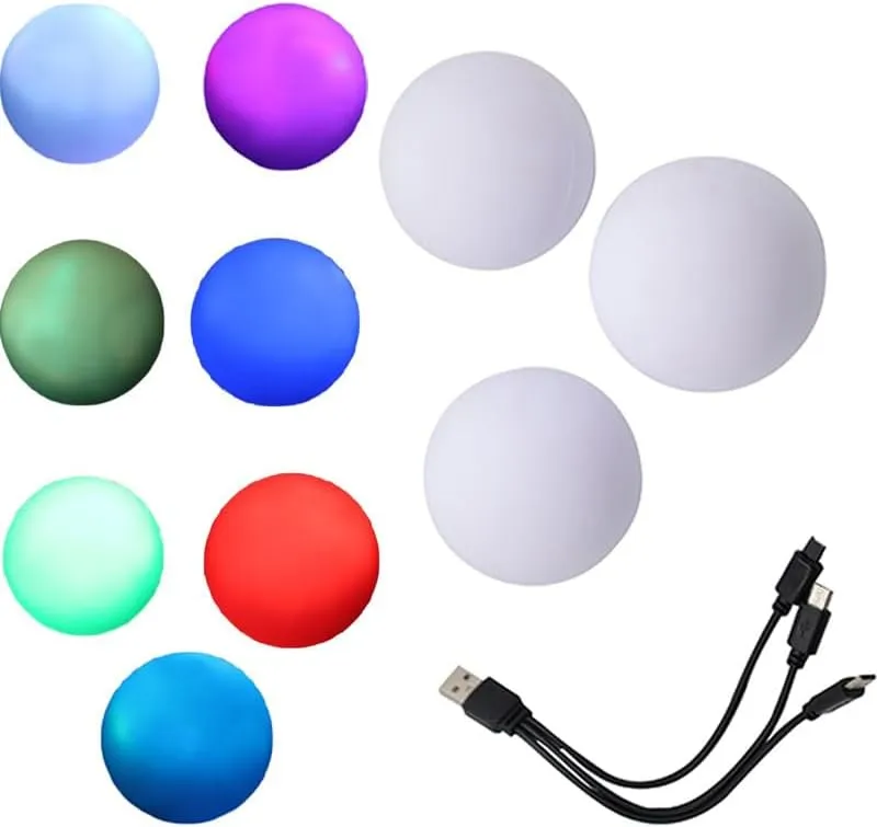 Led Juggling Balls，Upgraded Juggling Balls Glow in The Dark，for Beginners and Professionals (Set of 3)