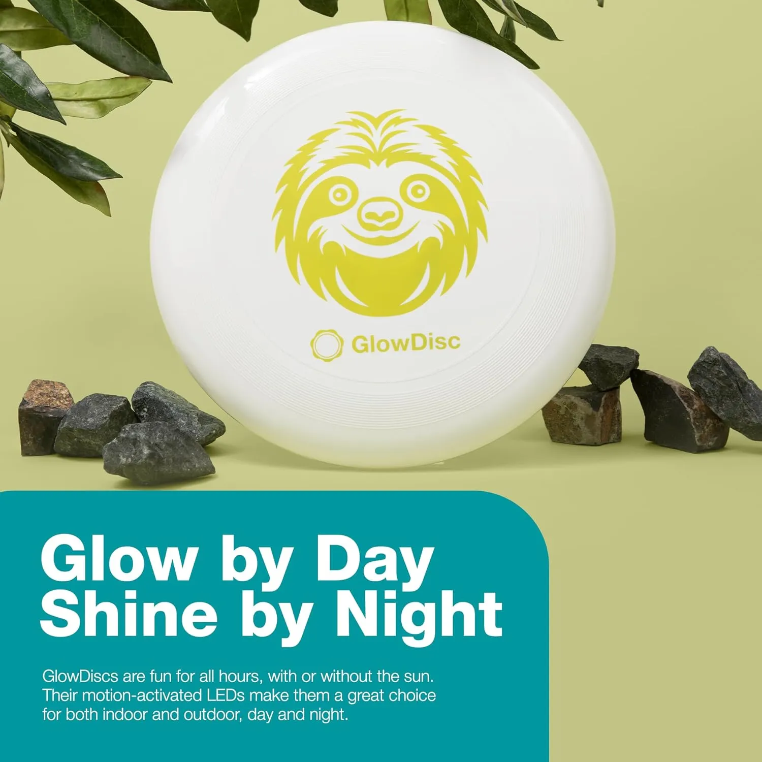 LED Light Up Flying Disc Frisbee, Cute Designs, Motion Activated, Waterproof, Indoor/Outdoor Gift, Lightweight, for Boys, Girls, Kids of All Ages