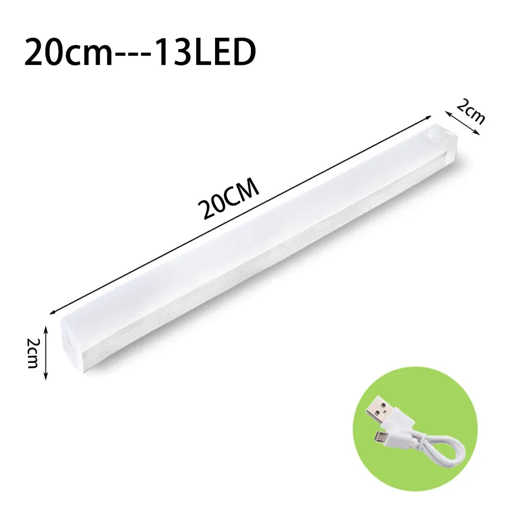 LED Motion Sensor Light, Wireless Rechargeable Type C Night Light for Cabinets, Wardrobes, and Staircases