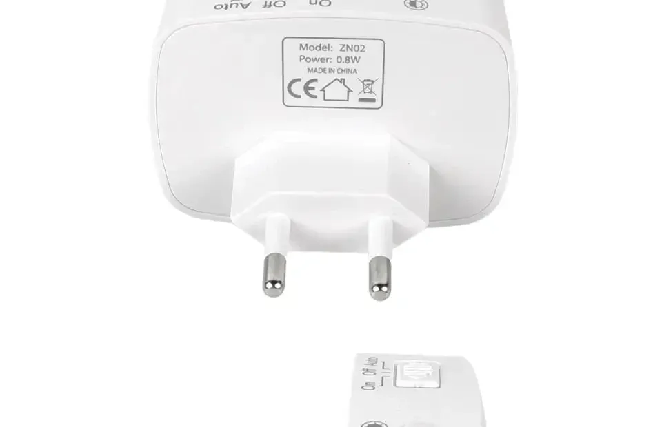 LED Motion Sensor Night Light EU/US Plug, Dimmable Wall Lamp for Bedroom, Toilet, Hallway, Kitchen, Kids