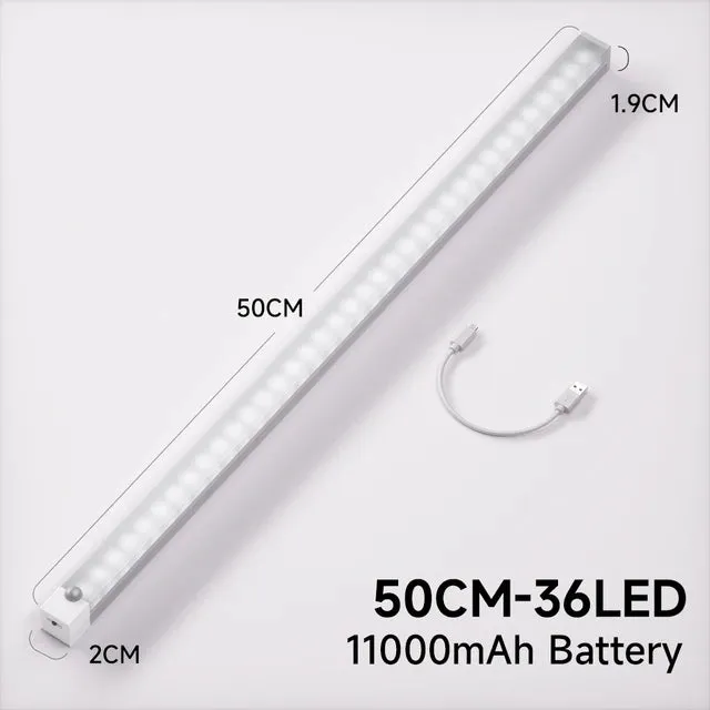 LED Motion Sensor Wireless USB Rechargeable  Night lamp For Kitchen Cabinet Wardrobe Lamp