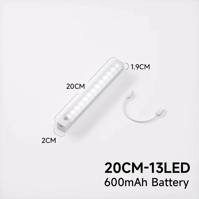 LED Motion Sensor Wireless USB Rechargeable  Night lamp For Kitchen Cabinet Wardrobe Lamp