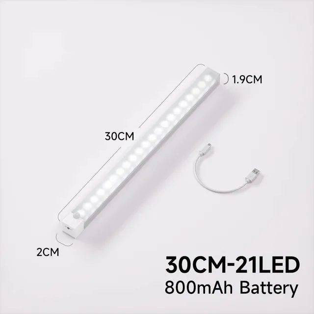 LED Motion Sensor Wireless USB Rechargeable  Night lamp For Kitchen Cabinet Wardrobe Lamp