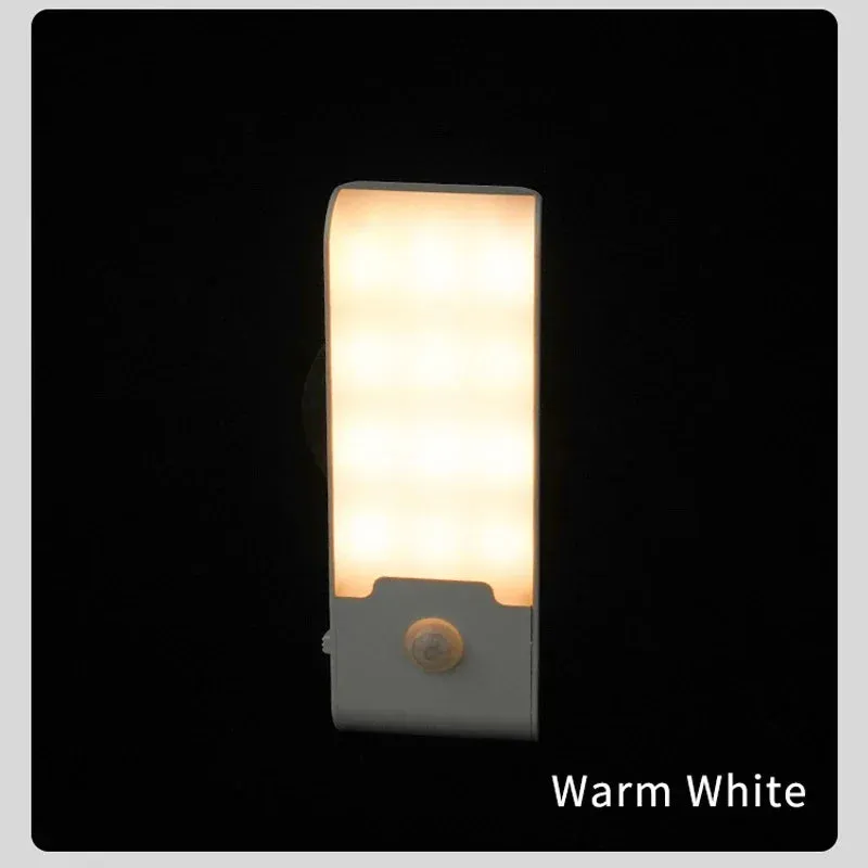LED Night Light with Motion Sensor, Rechargeable Magnetic Lamp for Cabinet, Closet, Stairs, Hallway, Bedroom, and Kitchen