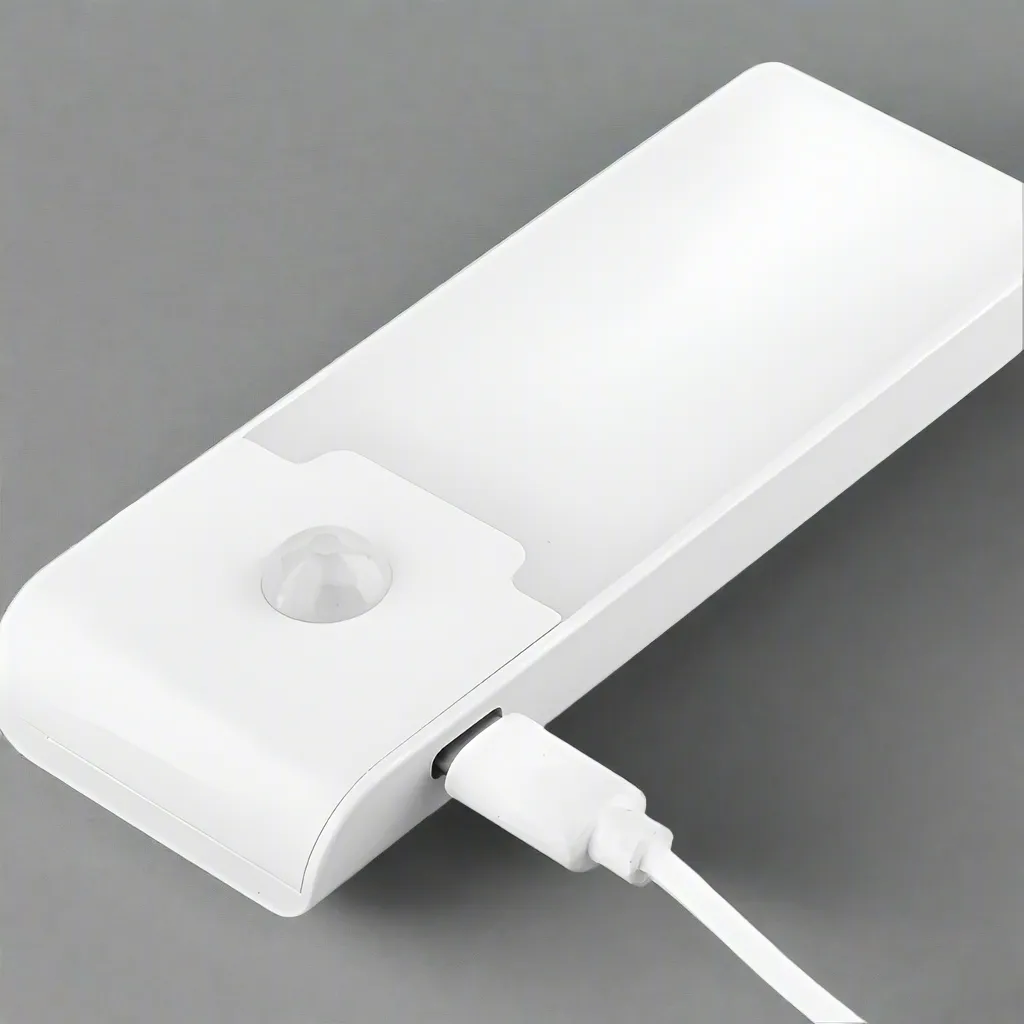 LED Night Light with Motion Sensor, Rechargeable Magnetic Lamp for Cabinet, Closet, Stairs, Hallway, Bedroom, and Kitchen