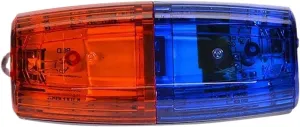 LED Red Blue Caution Emergency Police Light Flashing Shoulder Lamp USB Rechargeable Shoulder Warning Safety Torch Bike Tail Lamp Wikene
