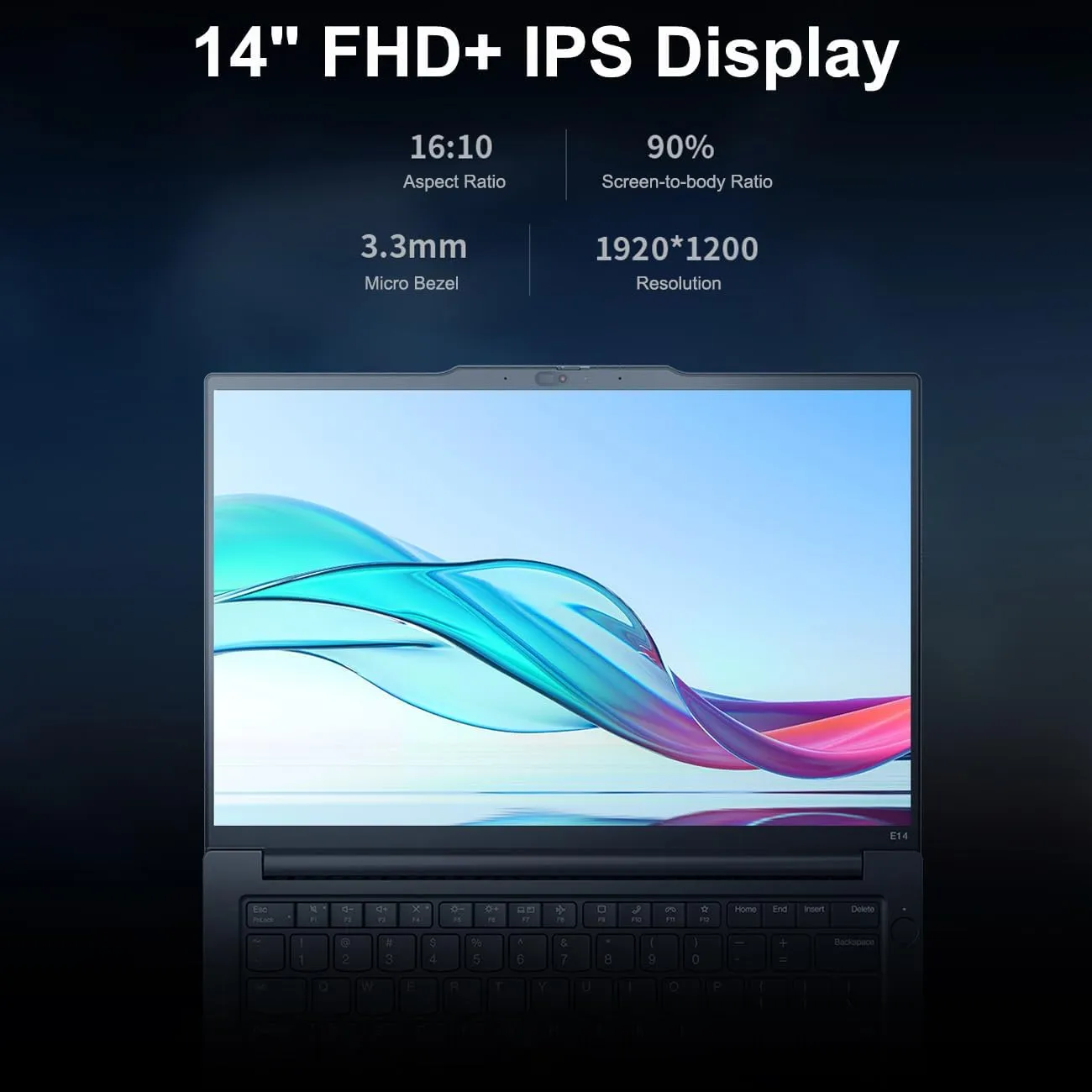 Lenovo ThinkPad E14 Gen 5 Business Laptop (14" FHD  Anti-glare, Intel 10-Core i7-1355U, 40GB RAM, 1TB SSD) Backlit, Fingerprint, Fast Charge, 1080p RGB Webcam, Wi-Fi 6, Win 11 Pro w/ Copilot