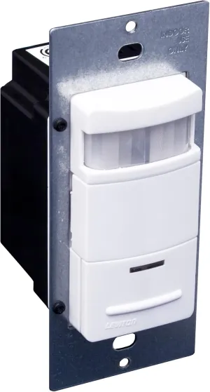 Leviton ODS06-IDW Decora Pir Wall Switch Occupancy Sensor, WhiteWhite