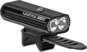 LEZYNE Micro Drive Pro Bicycle USB Rechargeable IPX7 White LED Front Light w/Multiple Solid & Flash Modes | Integrated Silicone Rubber Strap Mount - 800/1000 Lumens Options