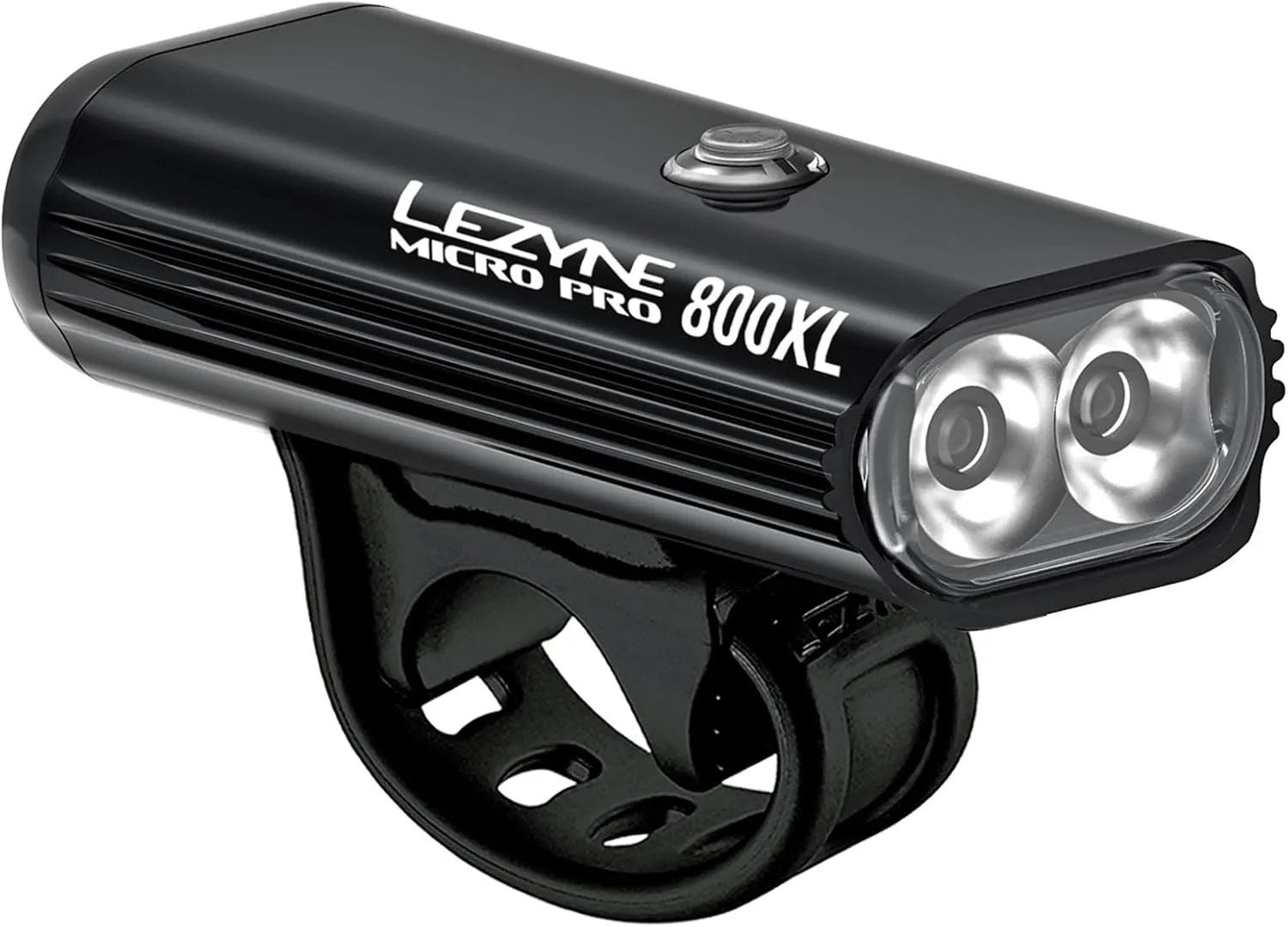 LEZYNE Micro Drive Pro Bicycle USB Rechargeable IPX7 White LED Front Light w/Multiple Solid & Flash Modes | Integrated Silicone Rubber Strap Mount - 800/1000 Lumens Options
