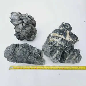 Lifegard Aquatics Smoky Mountain Seiryu Stone - Mix Size 3" to 5" Kit of Medium and Small Rocks (for Decoration, Ponds, Fish Tank, Aquarium & Aquascaping)