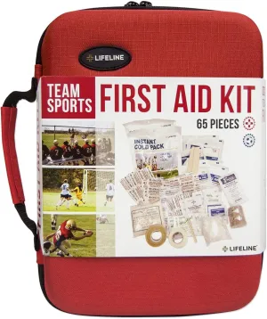 Lifeline Team Sport First Aid and Safety Kit, Stocked with Essential First aid Components for Emergencies Resulting from Outdoor and Team Sports Activities
