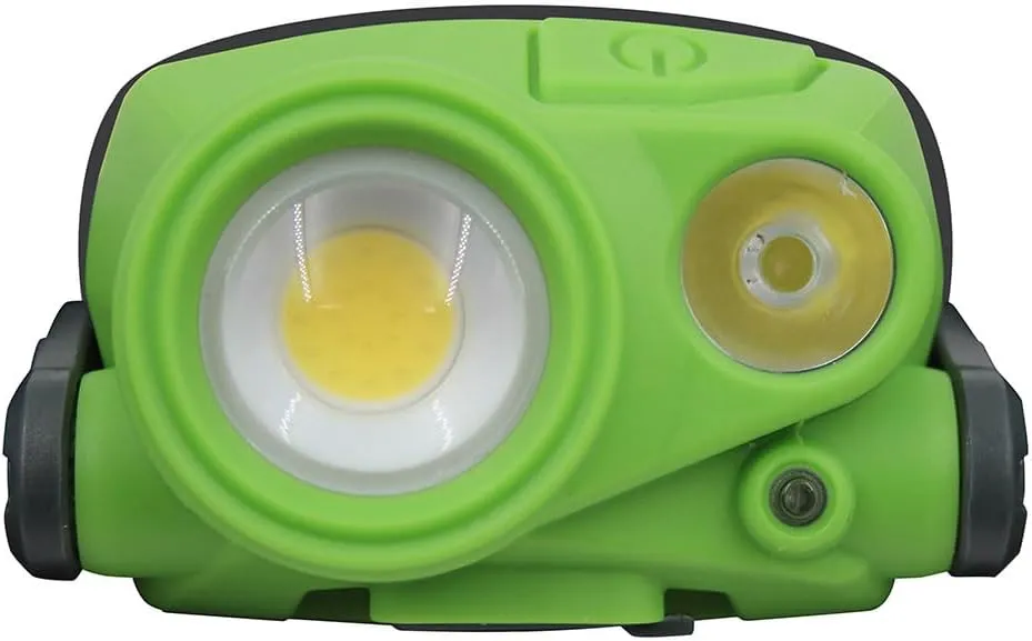 Lighthouse - L/HT40HR - Rechargeable Adjustable Head Torch Light - 400Lm, Grey