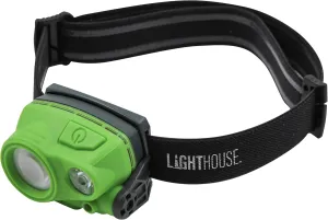 Lighthouse - L/HT40HR - Rechargeable Adjustable Head Torch Light - 400Lm, Grey