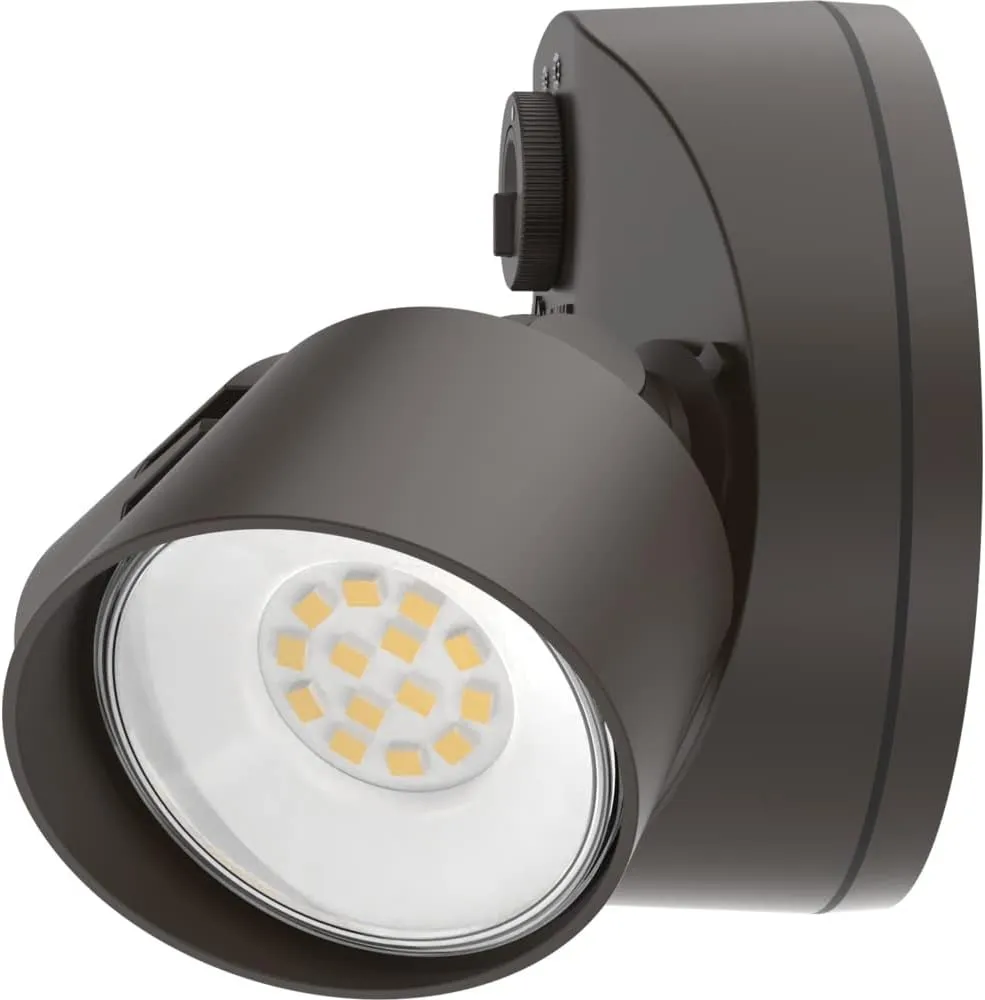 Lithonia Lighting HGX LED 2RH ALO 40K 120 PE DDB M2 HomeGuard Security Flood Lights 1750-2750 Lumens, 2-Light, Photocell Sensor, Dark Bronze