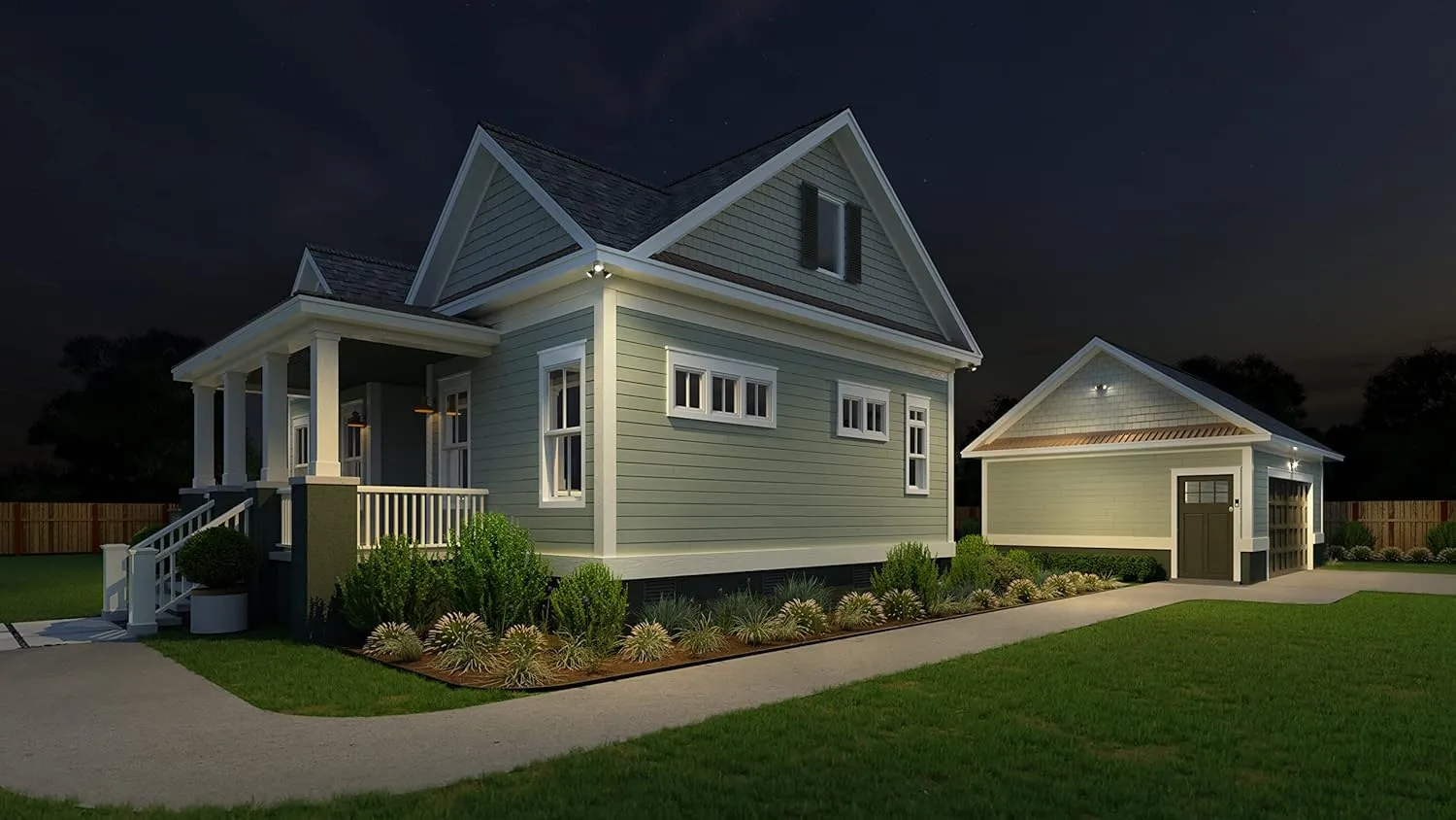 Lithonia Lighting HGX LED 2RH ALO SWW2 120 PIR WH M2 HomeGuard Security Flood Lights 2150-2600 Lumens, 2-Light, Photocell Sensor and Motion Detection, White