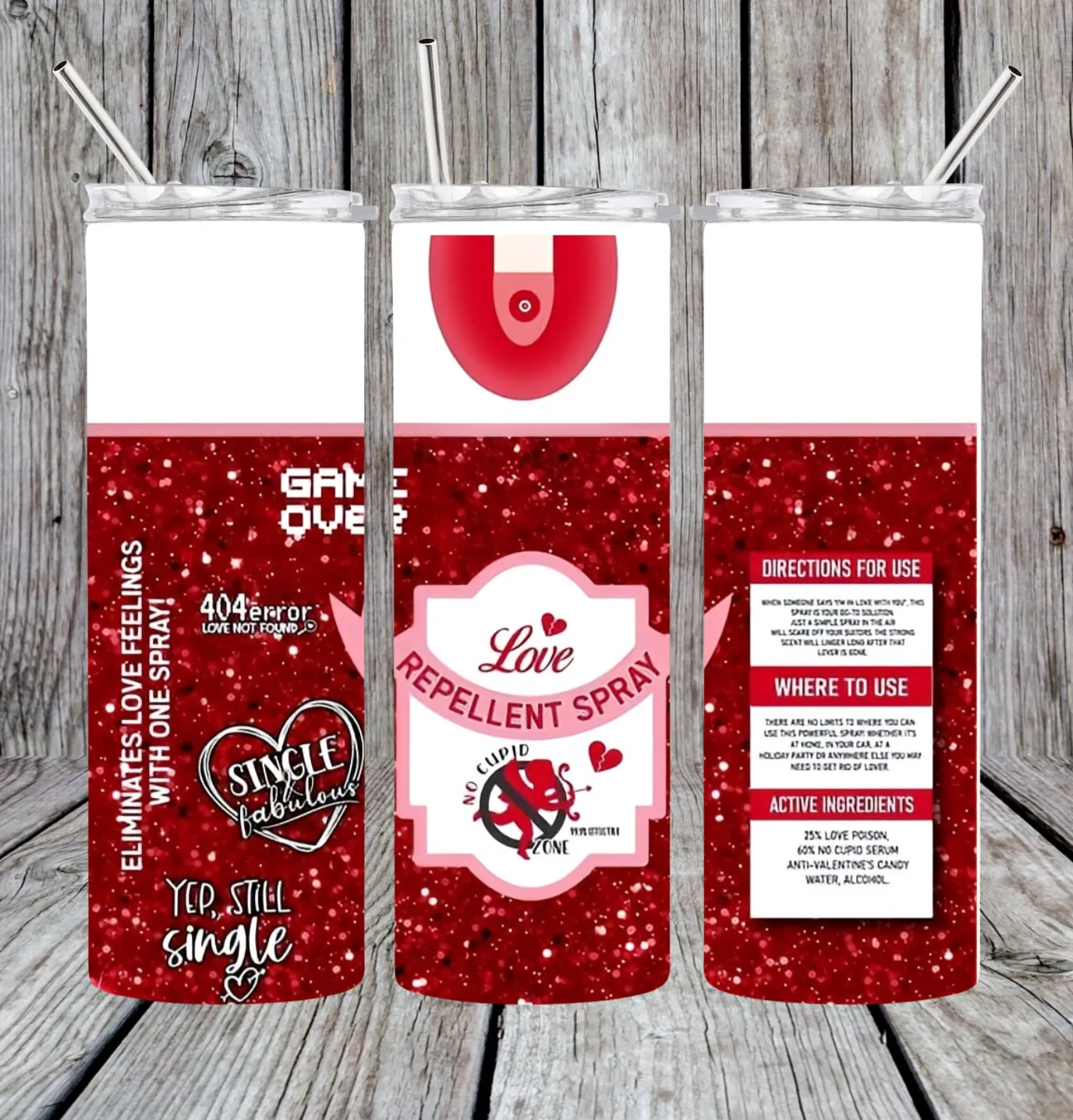 Love Repellent spray tumbler