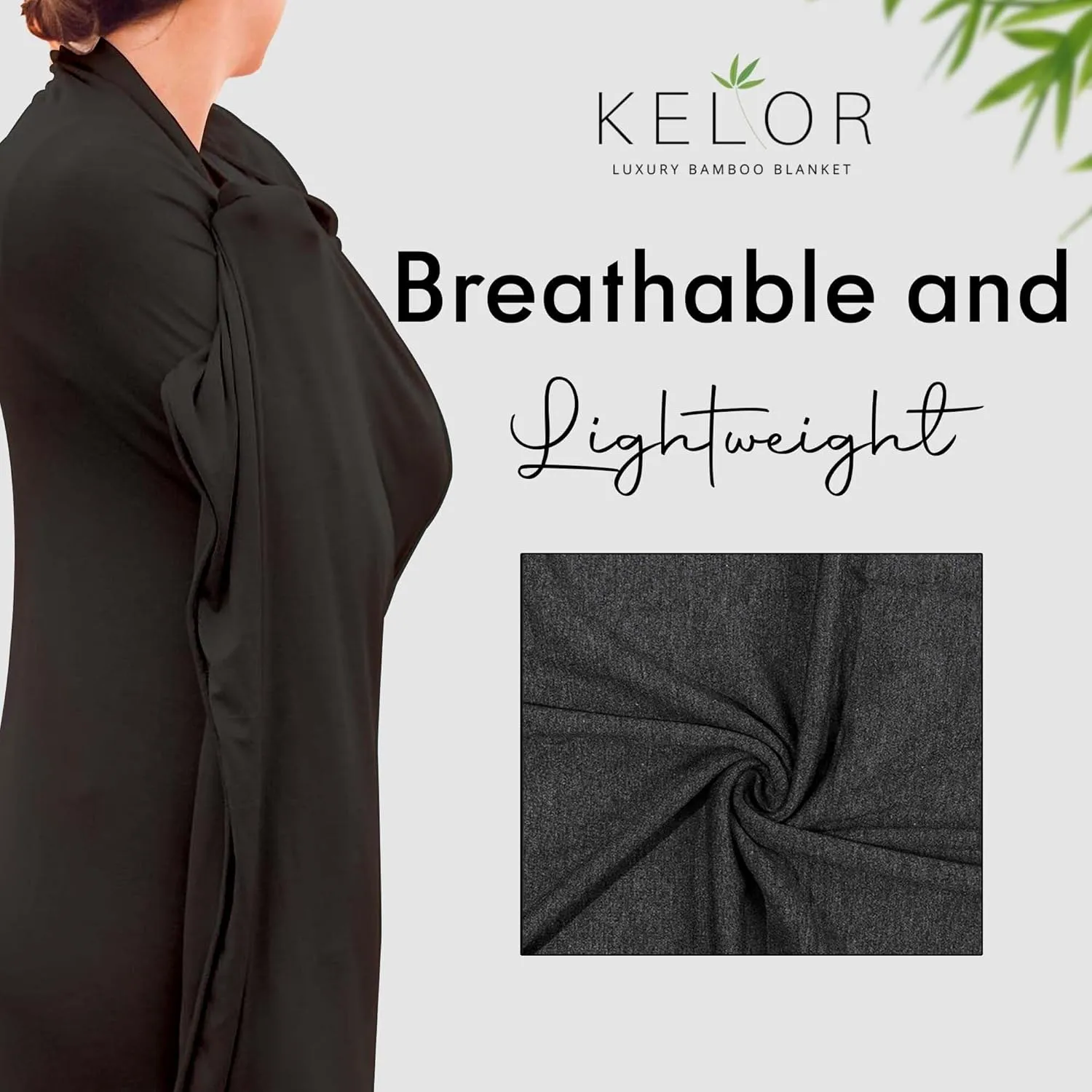 Luxury Cooling Travel Blanket - Stretchy, Lightweight Soft & Breathable Shawl Wraps for Women