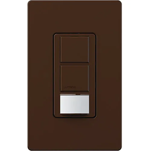 Maestro dual-circuit occupancy sensing switch combines two switches with an in wall, passive infrared partial-on  sensor