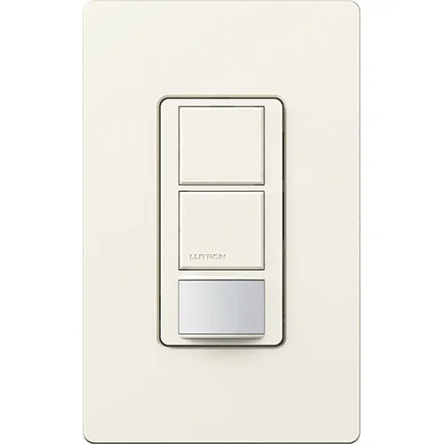 Maestro dual-circuit occupancy sensing switch combines two switches with an in wall, passive infrared partial-on  sensor