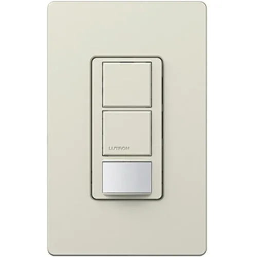 Maestro dual-circuit occupancy sensing switch combines two switches with an in wall, passive infrared partial-on  sensor