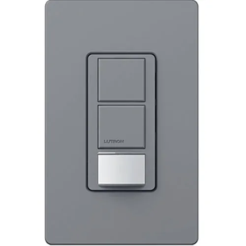 Maestro dual-circuit occupancy sensing switch combines two switches with an in wall, passive infrared partial-on  sensor