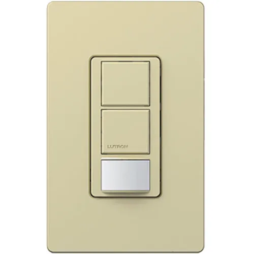 Maestro dual-circuit occupancy sensing switch combines two switches with an in wall, passive infrared partial-on  sensor