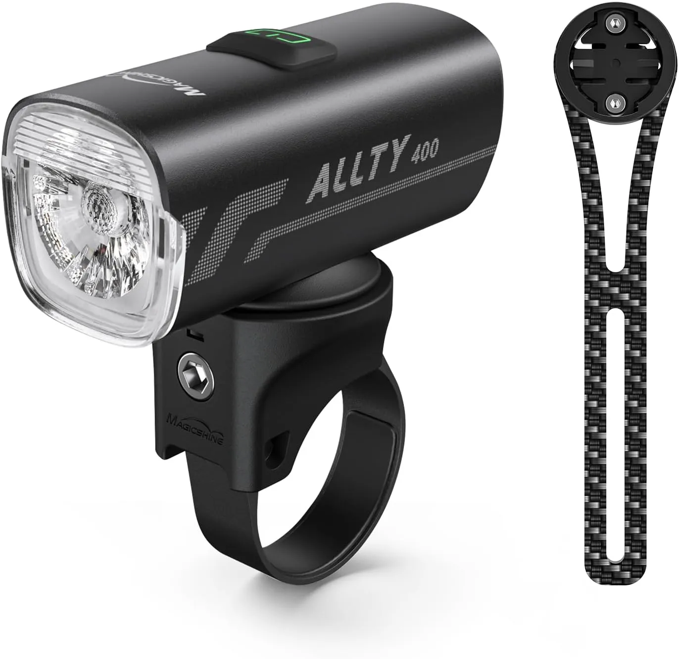Magicshine Allty 400 Road Bike Light, USB Type-C Rechargeable,TTA-C Integrated Out Front Bike Mount,Compatible with Most Two-Bolt Integrated Handlebars